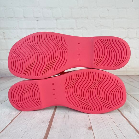 Reef Cushion Sunny Coral Slide Sandals Women’s Size 10 - Picture 10 of 10